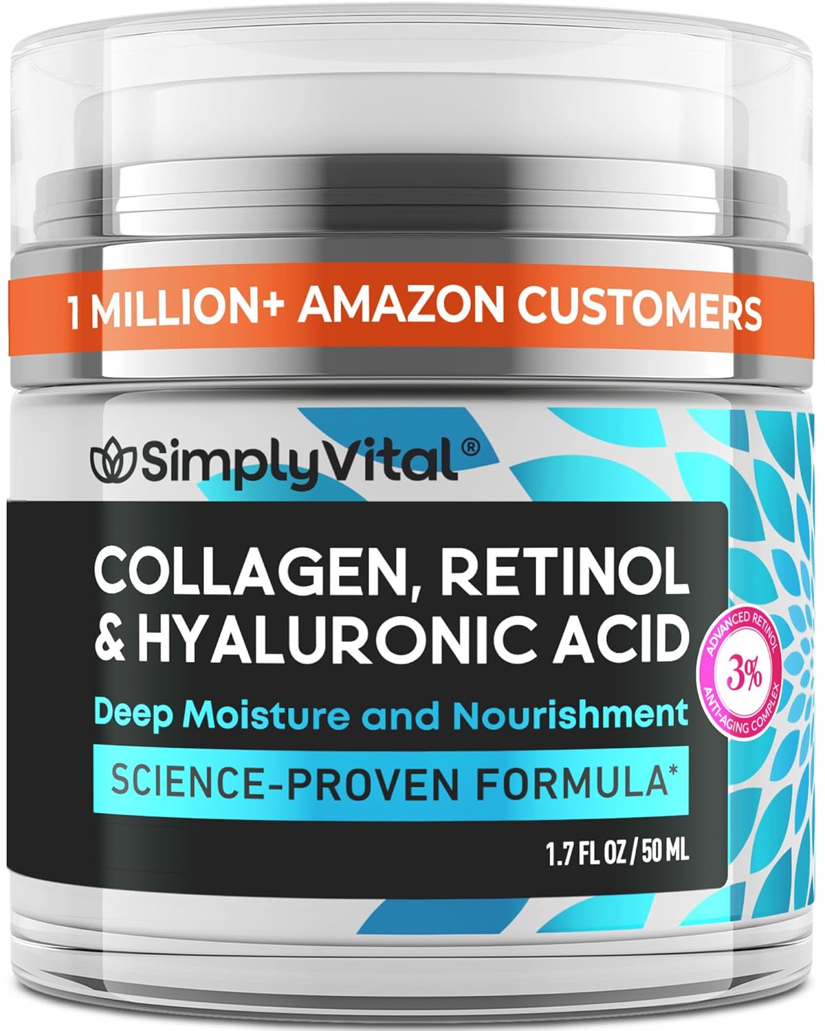 Hidratante facial antienvejecimiento con retinol